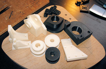 Force Feedback Flight Yoke 3D Printed Parts